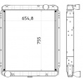 Маленькое фото товара - Радиатор охлаждения Лиаз 6212 дв. Caterpillar 3126, 3-х рядный. Вариант №1