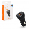 Маленькое фото товара - Адаптер автомобильный 1хUSB QC 3.0 12/24В. Вариант №2