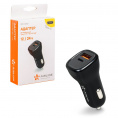 Маленькое фото товара - Адаптер автомобильный Type-C PD + QC 3.0 42Вт, 12/24В. Вариант №2