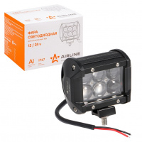 Фото товара - Фара светодиодная (балка) двухрядная, 6 LED 4D линза, 18W, (98х78х65) 12/24V (ALED042)