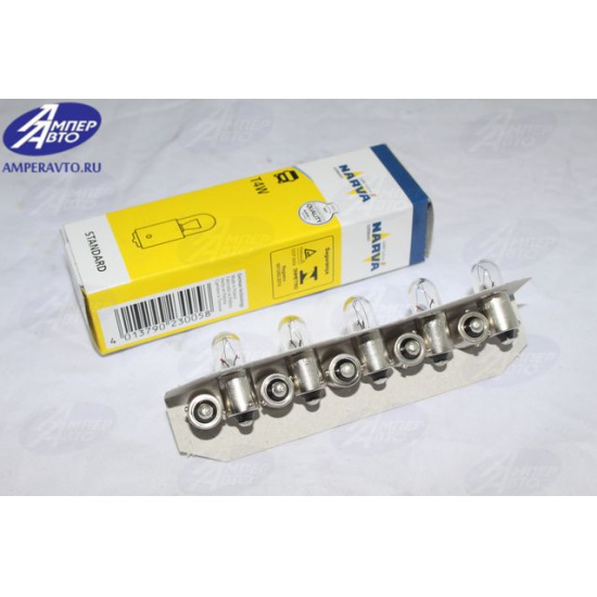 Большое фото товара - Лампа 17141 T4W 24V-4W (BA9s), 00053258. Вариант №1